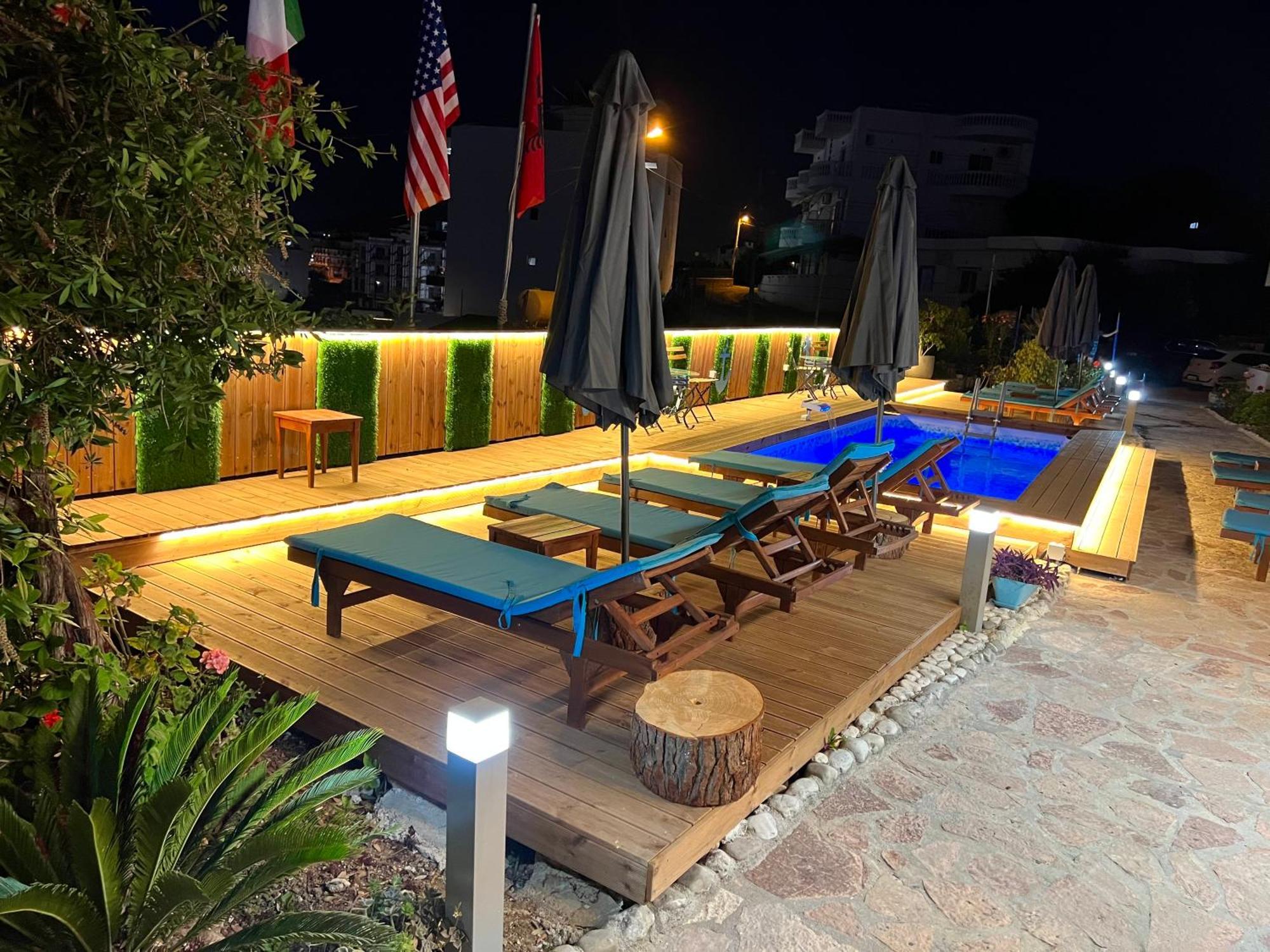 Hotel Two Mermaids Ksamil Exterior foto