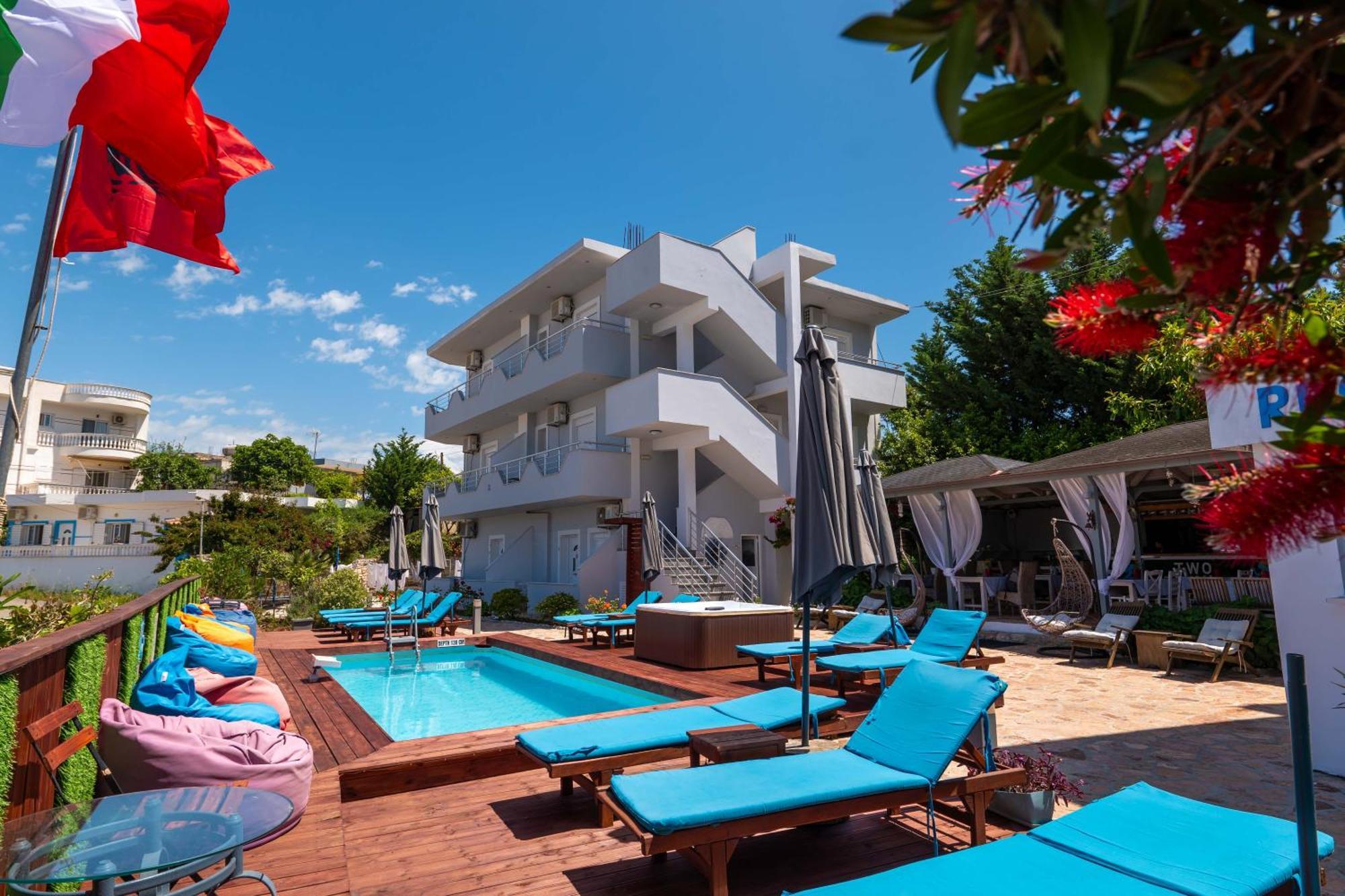 Hotel Two Mermaids Ksamil Exterior foto
